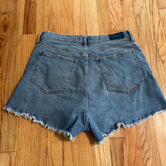 Abercrombie & Fitch Blue Jean Shorts - Picture 2 of 4
